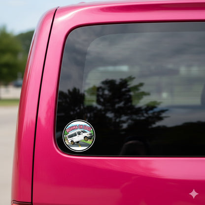 Momma on Edge Bumper Sticker
