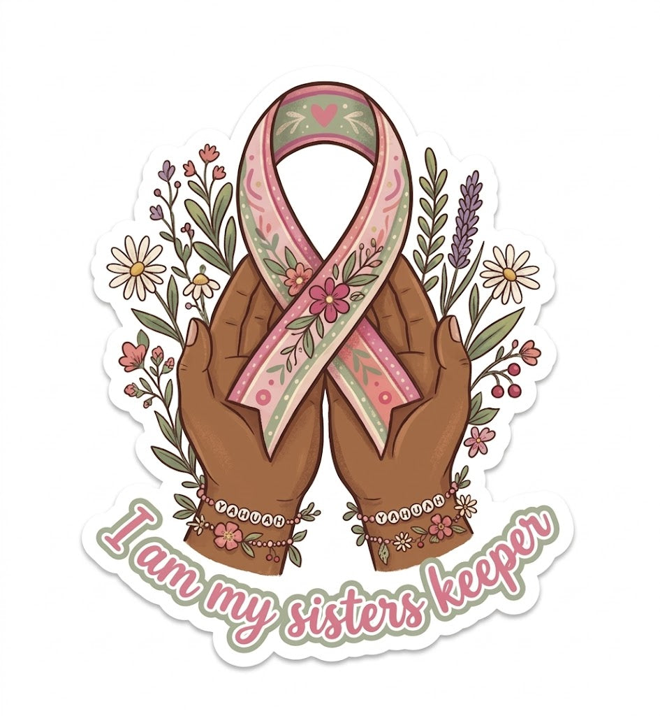 My Sisters Keeper Breast Cancer Sticker