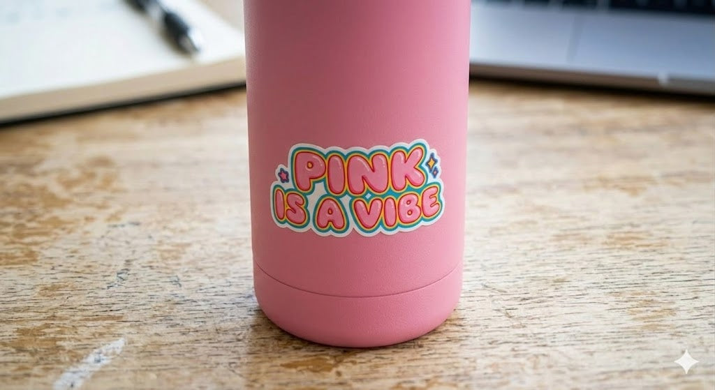 Pink is a Vibe Sticker